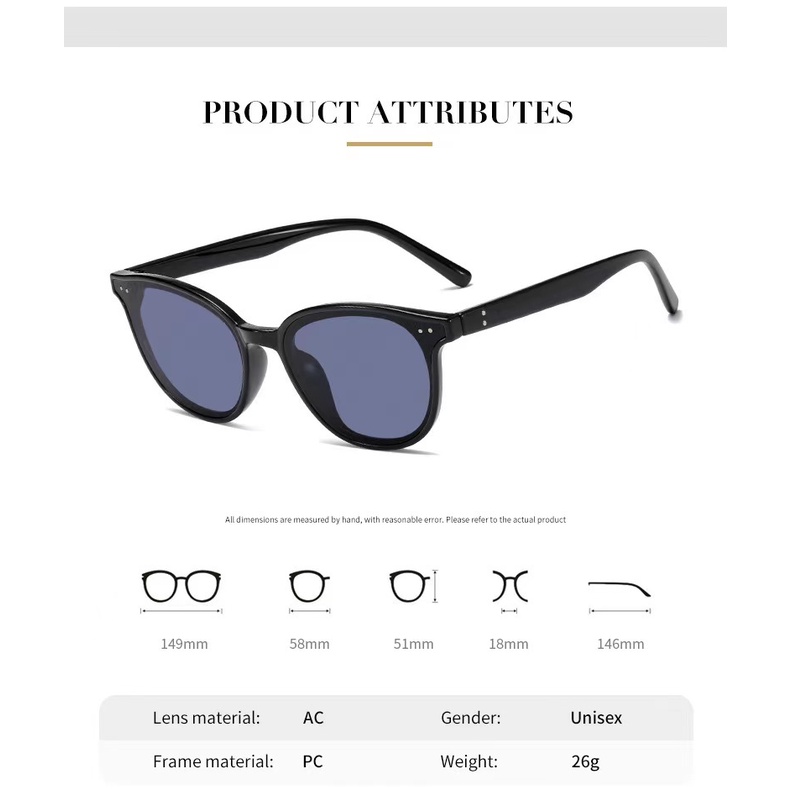 Kacamata Hitam Uv400 Bingkai Persegi Gaya Klasik Untuk Pria Dan Wanita