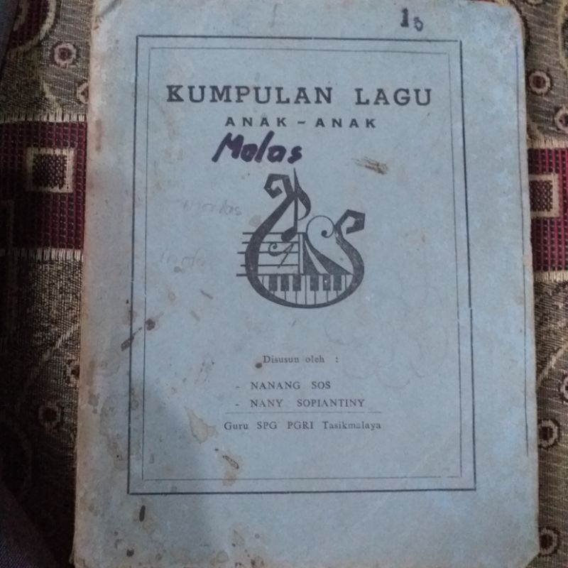 Buku Kumpulan Lagu Anak-anak (Buku Klasik Jadul)