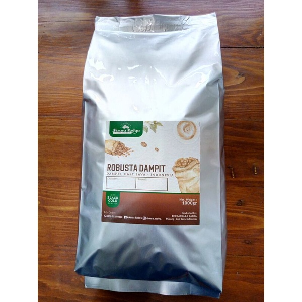 

Java Robusta Dampit ,Malang (Roasted Bean) Kemasan 1 Kg