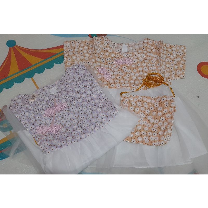 Dress tutu jojo/ Setcel jojo / setelan anak perempuan / baju import