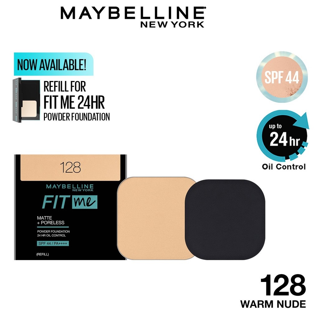 Maybelline Fit Me 24HR Oil Control Powder Foundation Refill |Refill Powder Foundation BY AILIN