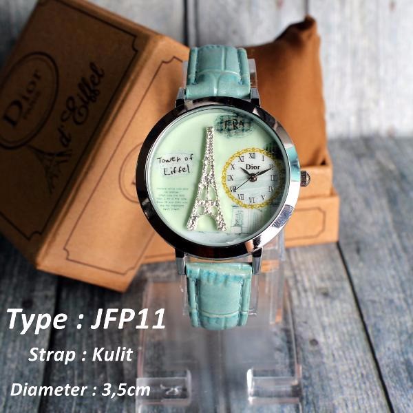 Termurah Jam Tangan wanita / cewek / cewe Dior Paris Strap Kulit (JFP11) D-19