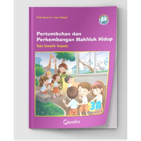 Harga satuan buku teks Quadra kurikulum k13 untuk SD kelas 3