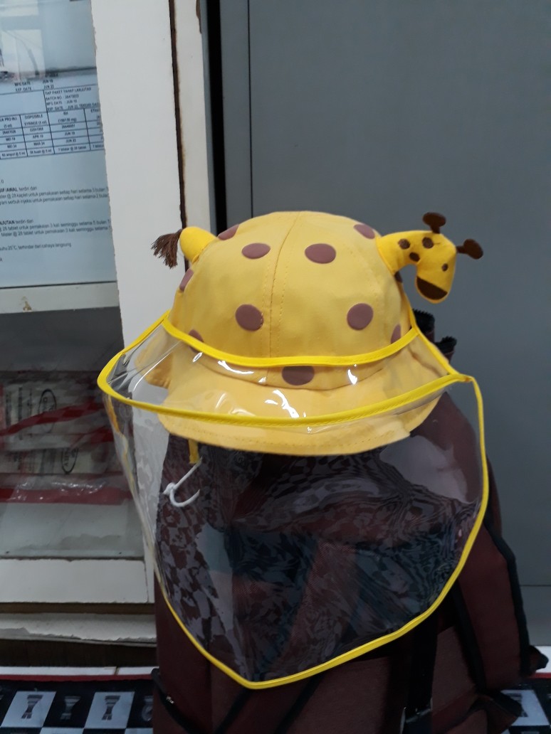 Ready Siap Kirim Face Shield Anak Anti Droplet Umur 1-6th
