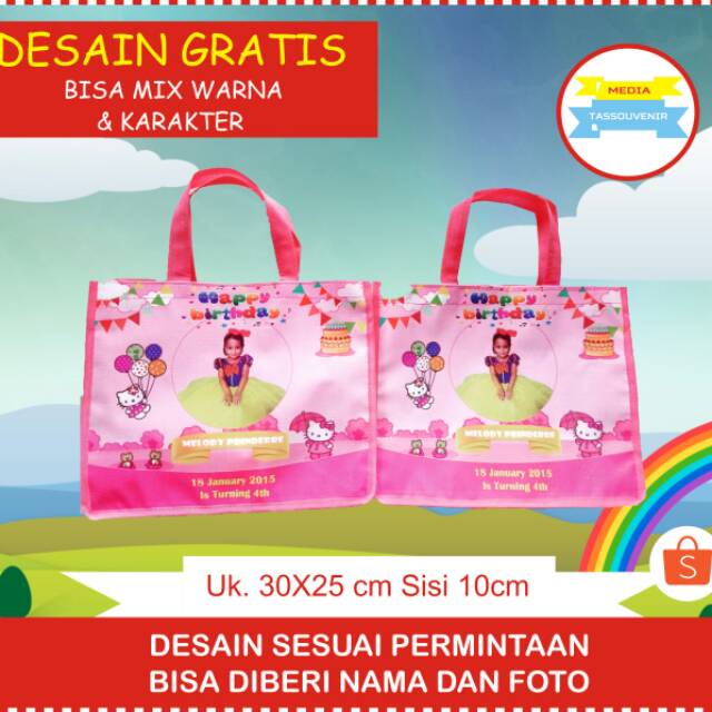 

Tas Laris / Tas Souvenir Ultah Anak / Goodie Bag Souvenir / Tas Aqiqah