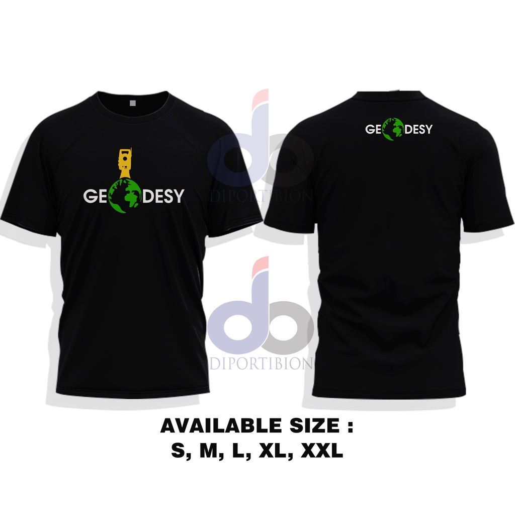 KAOS DISTRO TEKNIK GEODESY / SURVEYOR / KAOS LENGAN PENDEK SURVEYOR / GEODESY