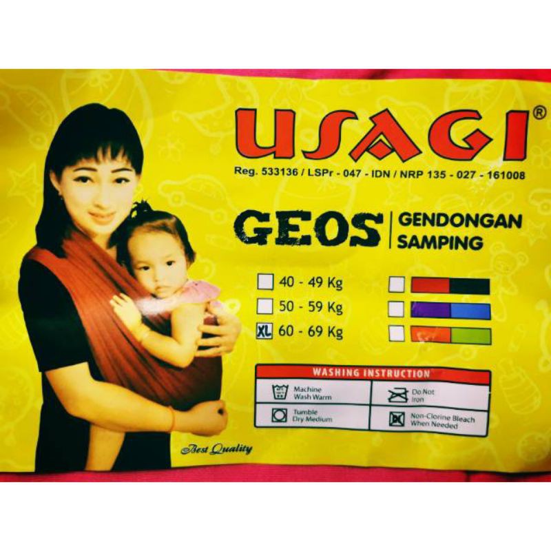 Geos Usagi (Gendongan Kaos)