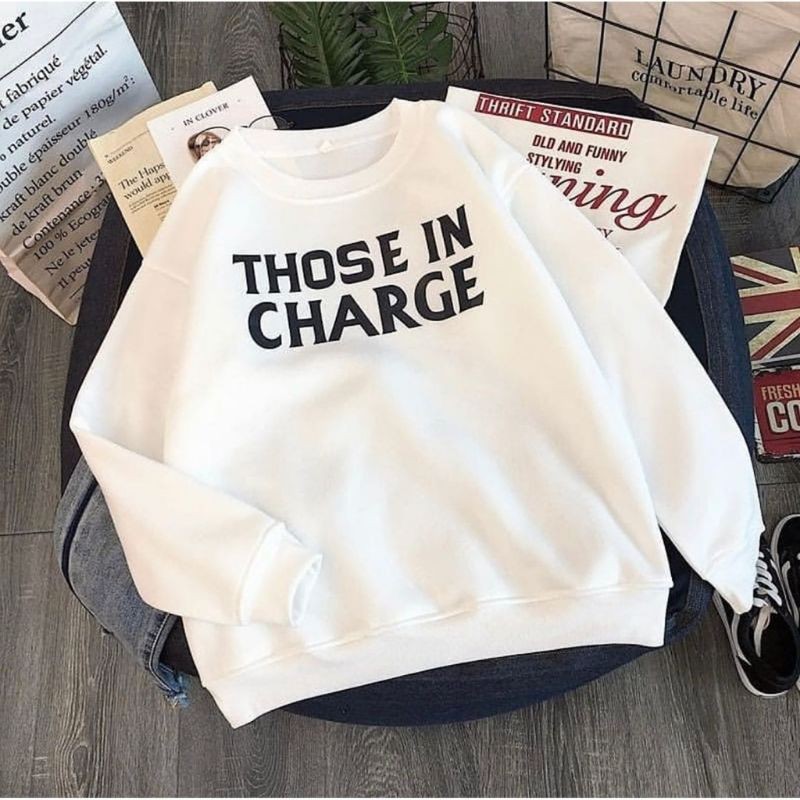 Those in charge sweater pakaian wanita fashion remaja