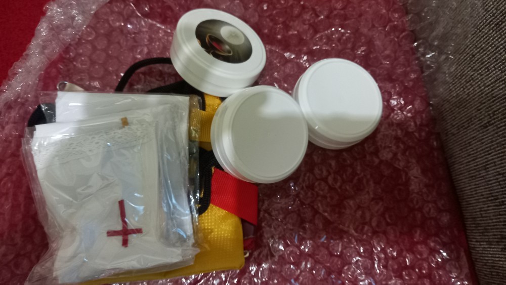Wadah Rosario (piksis) | Plastik Ulir | Diameter 6cm