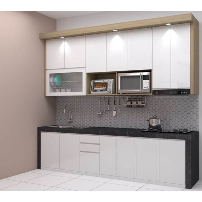 PROMO Kitchen set HPL/Kitchen set minimalis/Lemari Dapur/Kitchen set murah/Kitchen set/