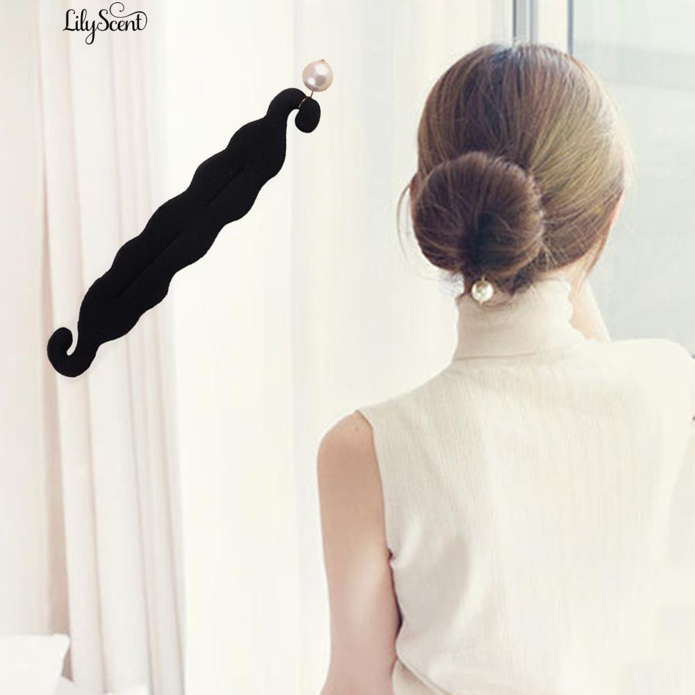 Magic Sponge Hair Clip Donut Hair Bun Ring TwistHair Knot