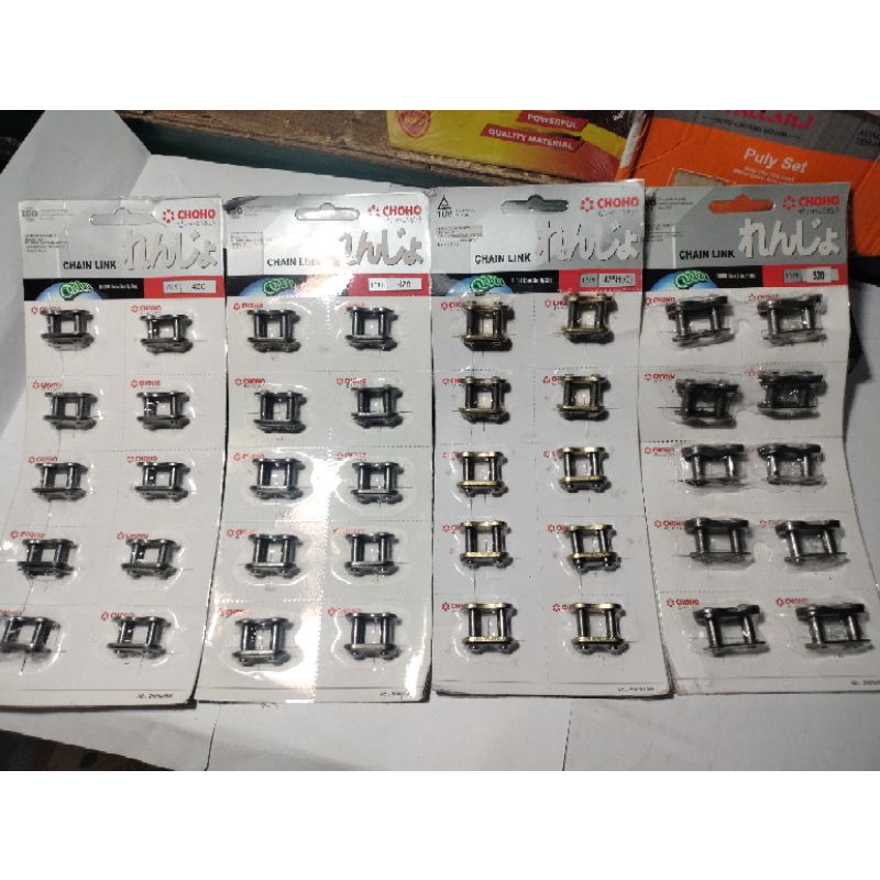 Sambungan Rantai 420 428 428H (Gold) 520 CHOHO