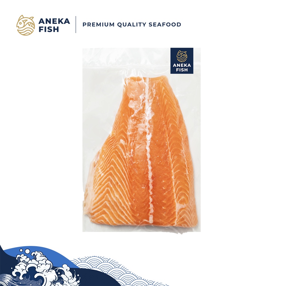 Jual FRESH SALMON NATURAL FILLET SASHIMI GRADE - 1KG/PACK | Shopee Indonesia