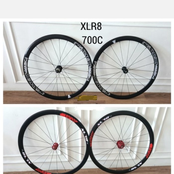 Wheeset 700 C XLR8 7 bearing super jangkrik Loncer for Road bike