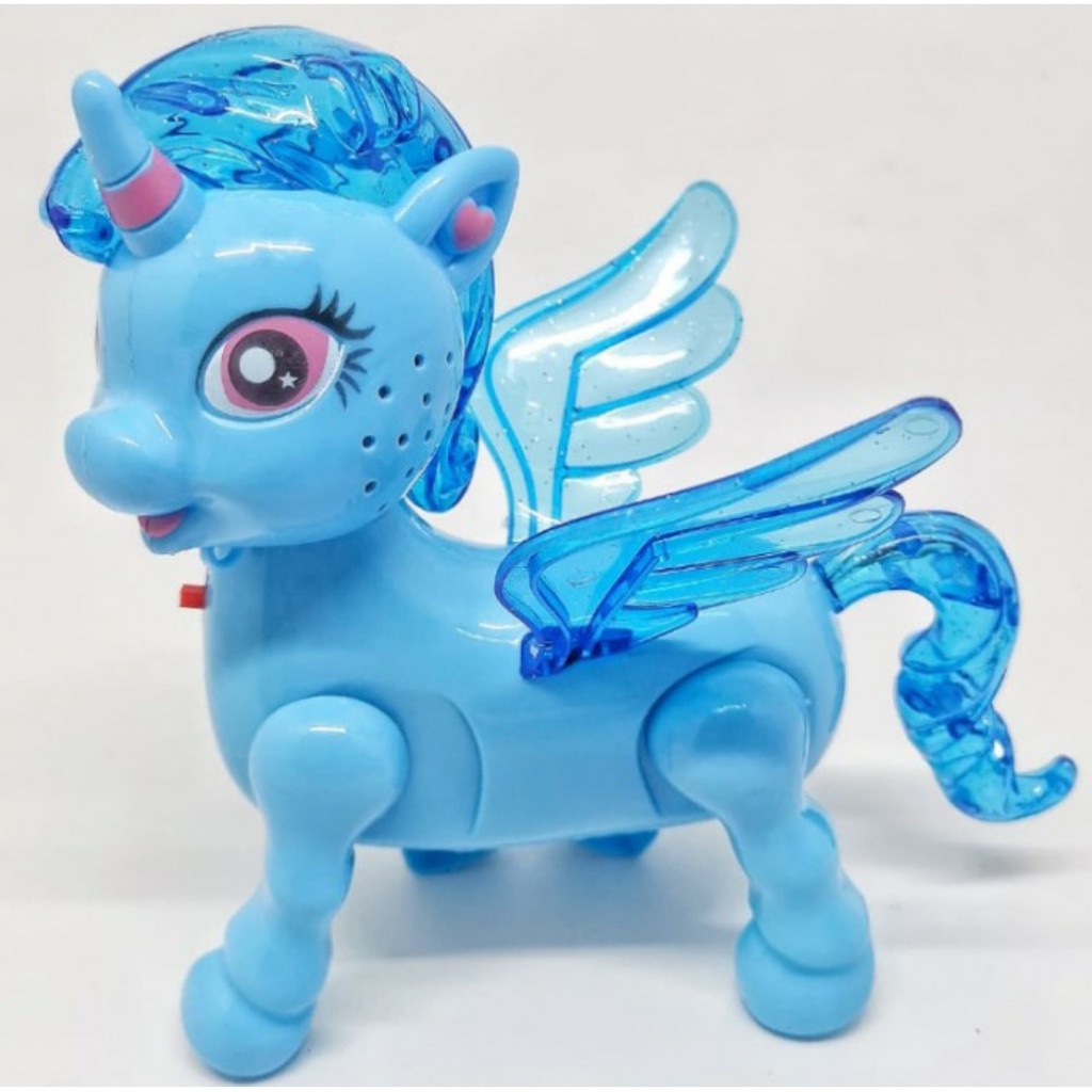 Mainan anak unicorn kuda poni  Lampu dan bersuara /mainan anak unicorn