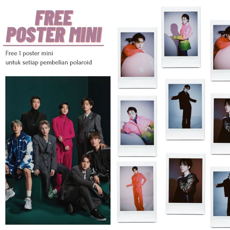 BTS POLAROID | JIMIN POLAROID | FREE POSTCARD