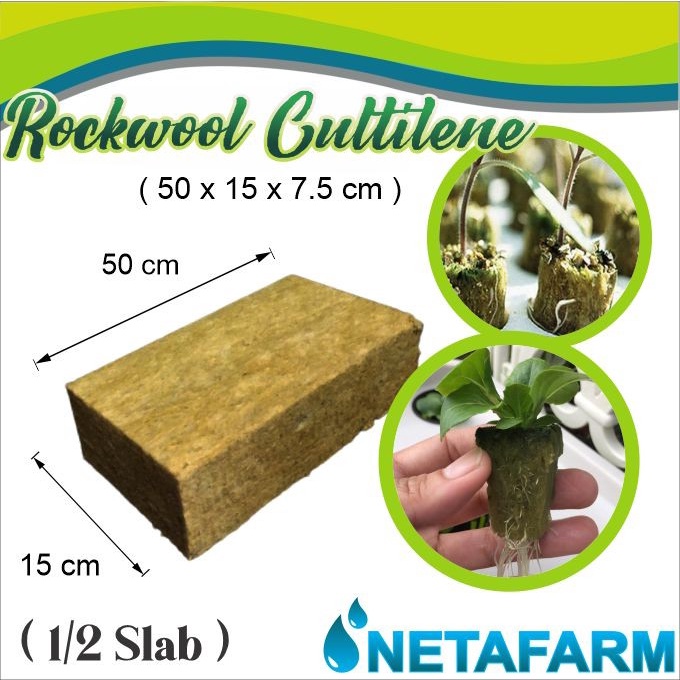 Rockwool CULTILENE 1/2 Slab 75x150x500mm