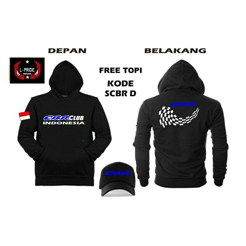 Sweater CBR + Topi (Gratis TOPI)