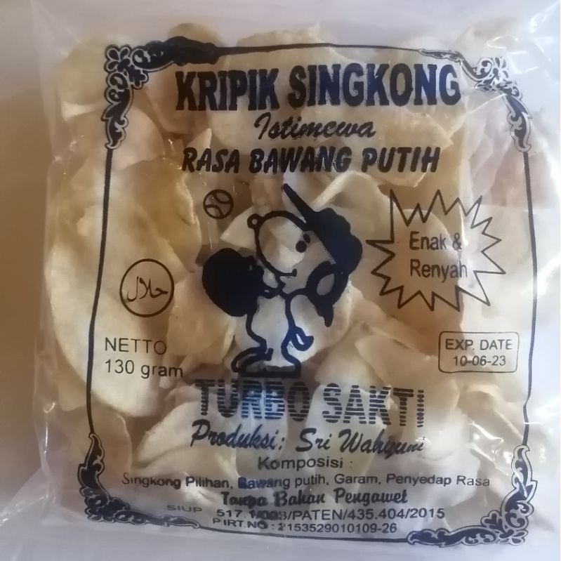 

kripik singkong turbo-madura, mateng-langsung makan, enak gurih dan mantap