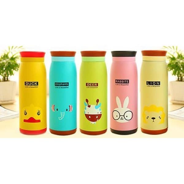 

Thermos Air panas Animal 500ml bahan food grade / Termos Anak karakter - BARU