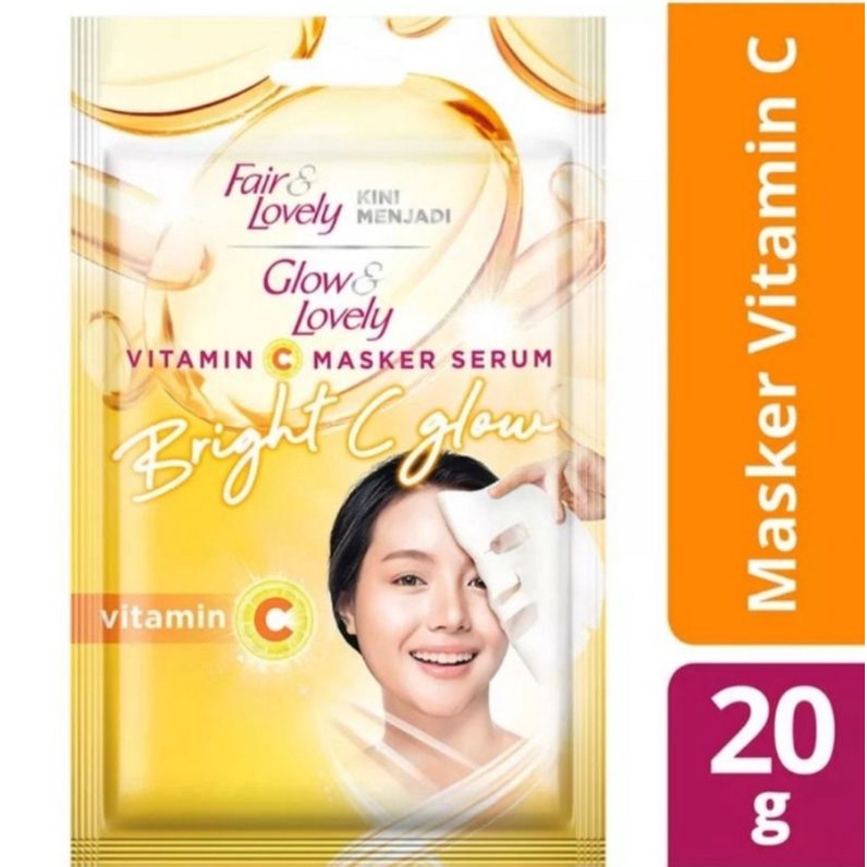 Fair &amp; Lovely Bright C Glow Masker Serum 20gr - Glow &amp; Lovely - Fair and Lovely - Glow C Masker