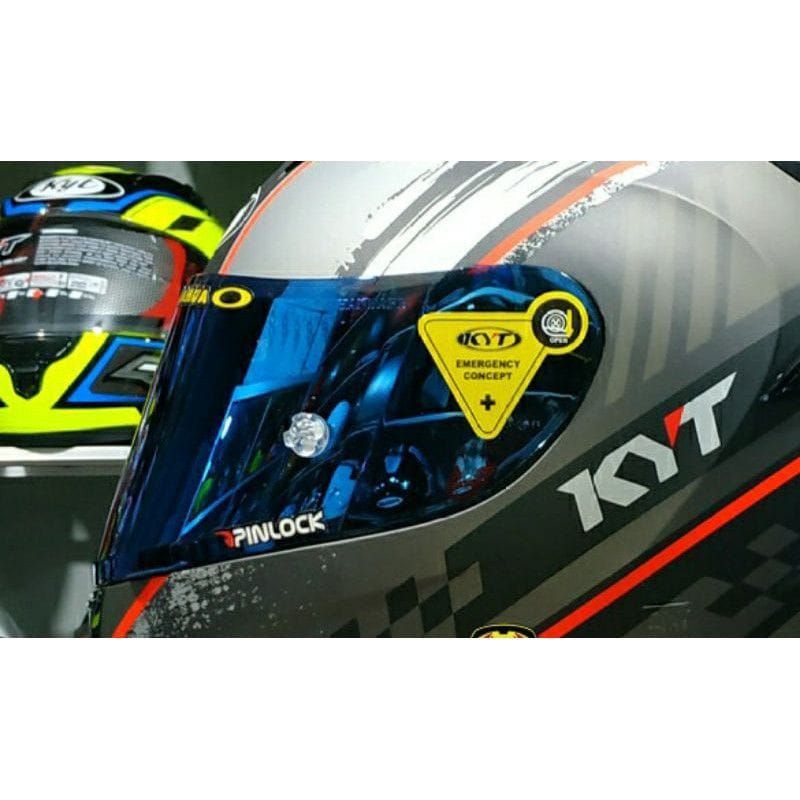 Kaca Visor FLAT KYT R10 RC7 K2R K2RIDER K2 RIDER MDS VICTORY V2R iridium Silver Blue Gold Hitam Light Smoke Bening Pelangi