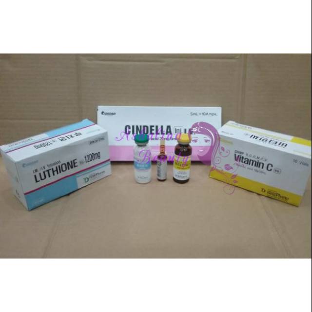 Cindella whitening 1200mg cindella infus