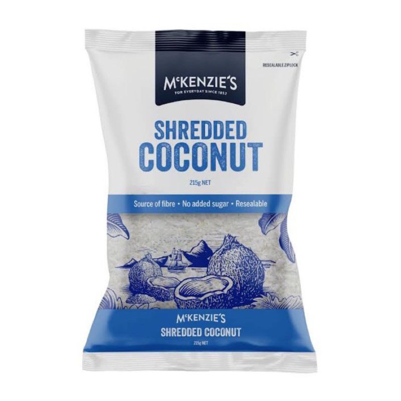 

MCKENZIE'S SHREDDED COCONUT 215 GRAM