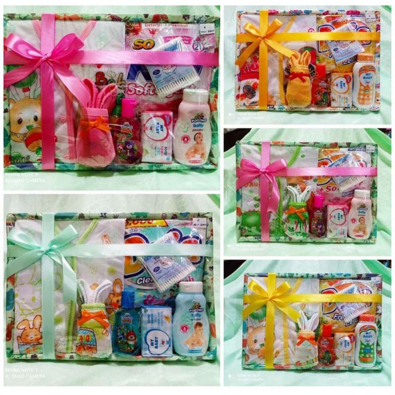 Parsel Jenguk Bayi Cewek Cowok Baby Gift Box