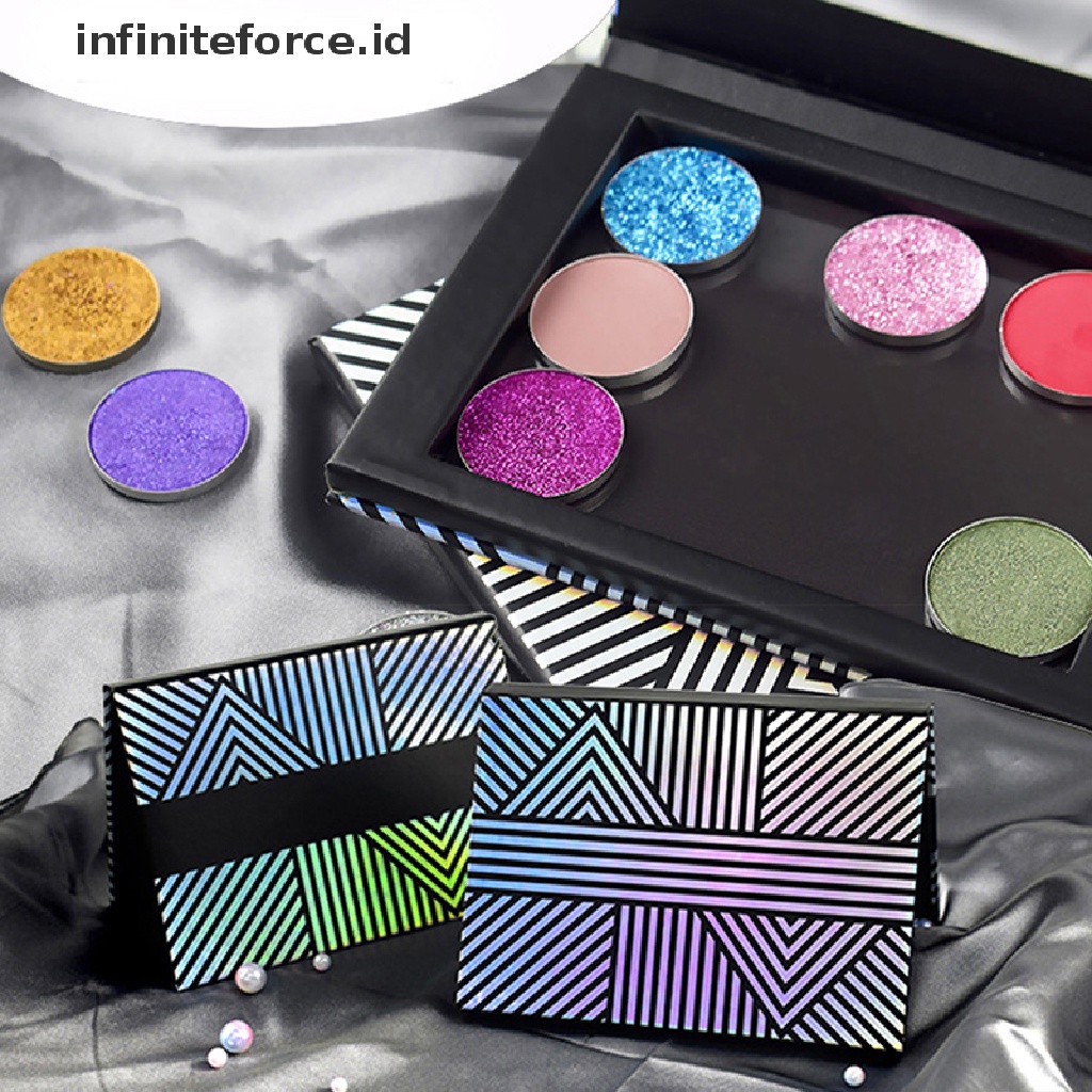 (Infiniteforce.Id) Palet Eyeshadow Magnetik Kosong Diy Dengan Cermin