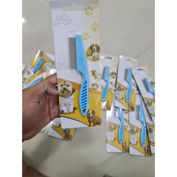 Sisir Kutu Anjing Kucing Kelinci (Produk Berkualitas)