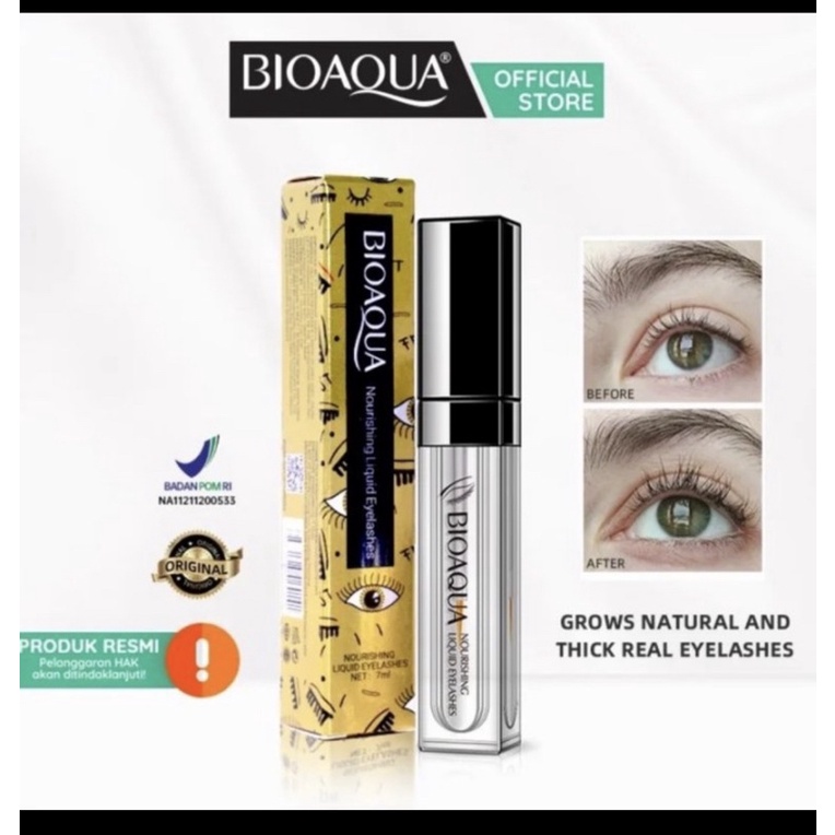 Bioaqua serum penumbuh bulu mata &amp; alis pelebat penebal