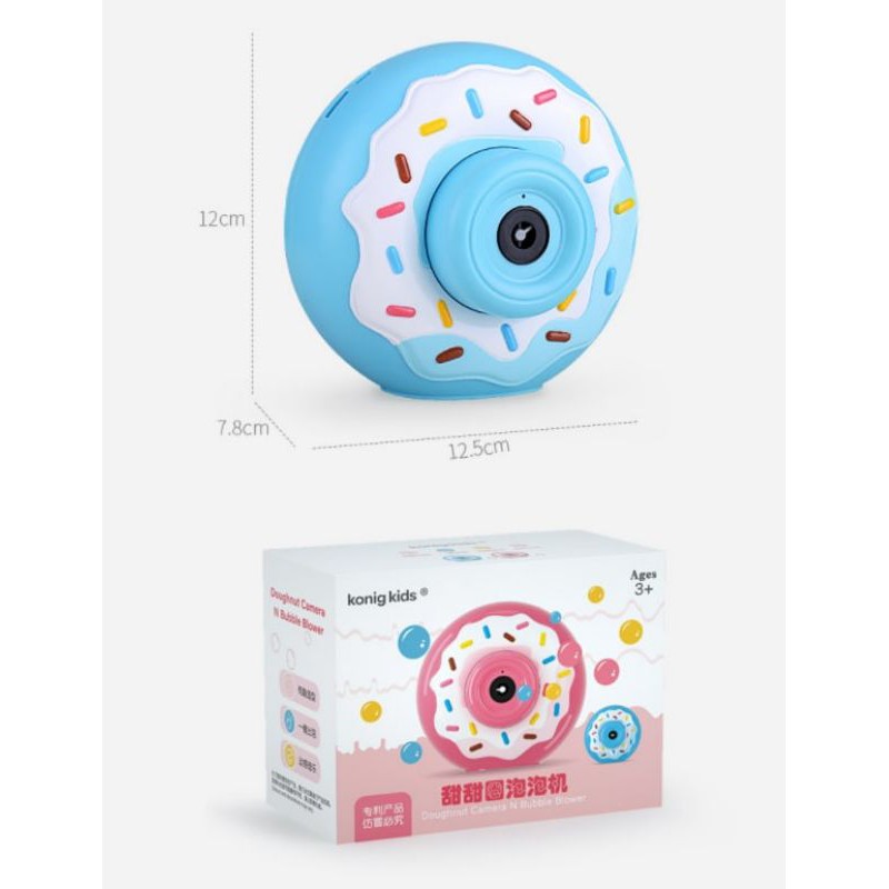 bubble toy donut - mainan buble toys kamera donat