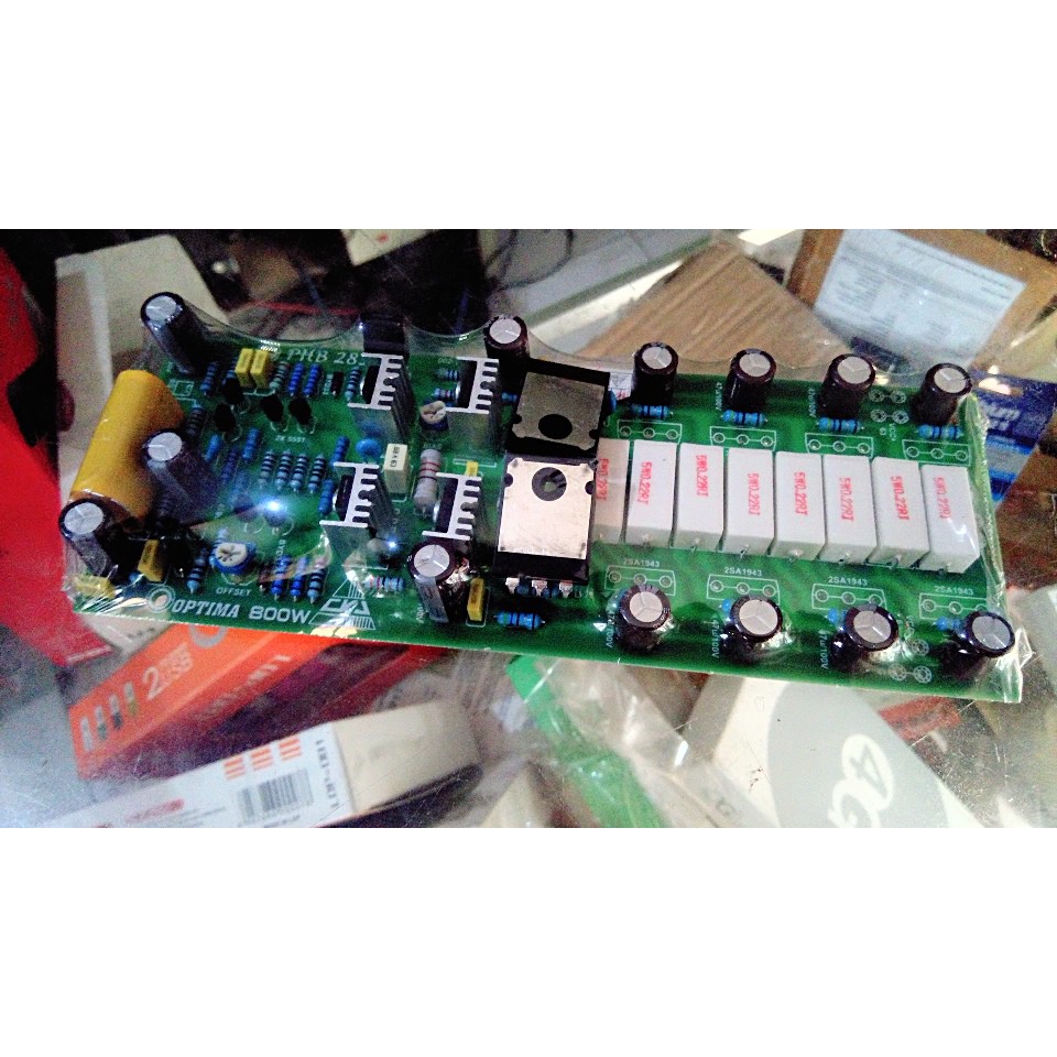 POWER KIT Amplifier Profesional OPTIMA 800W MONO PCB FIBER