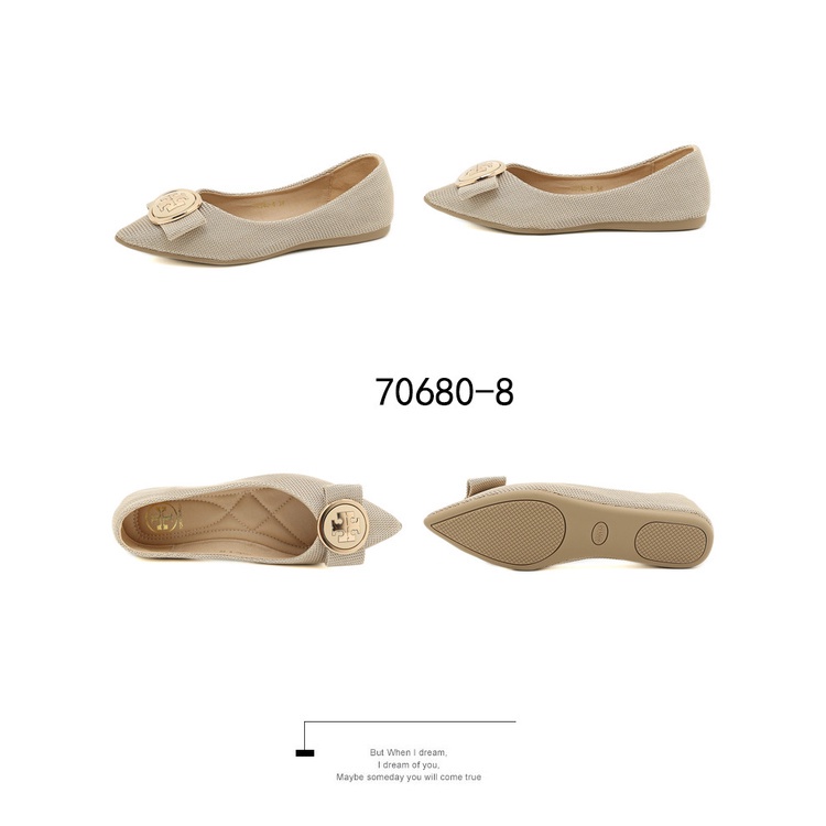 PR 09 New Logo Canvas Flat Shoes #70680-8