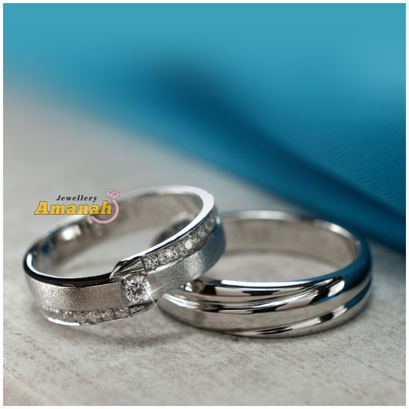 Cincin Couple Cincin Emas Putih Cincin Nikah Cincin Kawin Cincin Tunangan