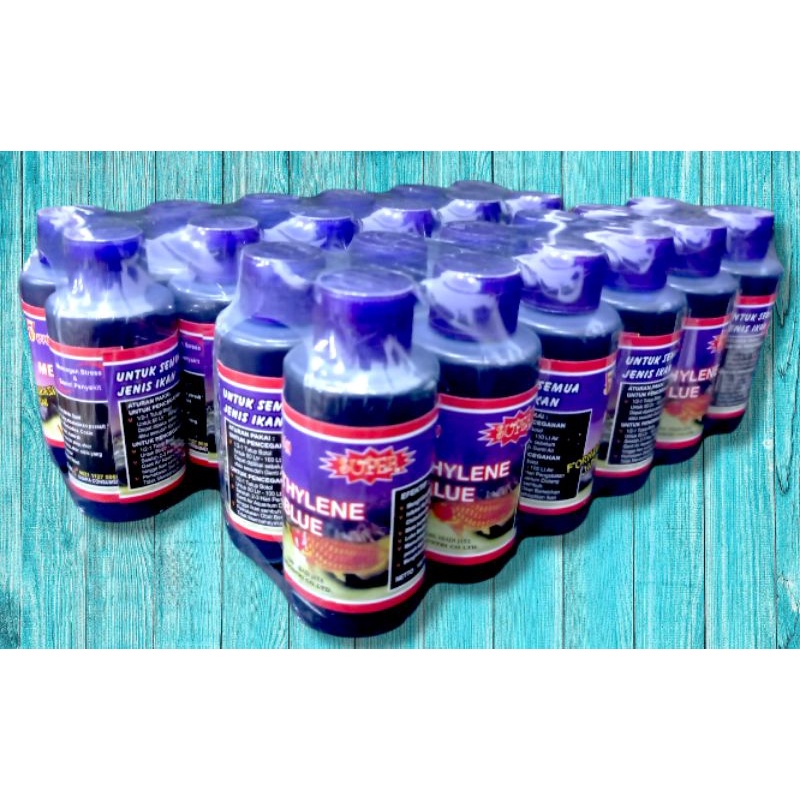 OBAT IKAN JAMUR METHYLENE BLUE VIVIAN/TAKARI/AQURA/KIYOSAKI 100ml isi 12pc