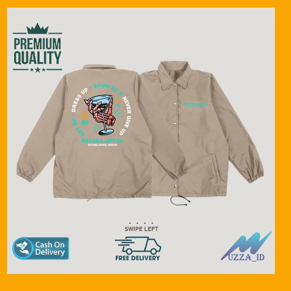 COACH JAKET JAKET PRIA JAKET COACH DIO PUM BRANDED SKATE DRINK R40Q