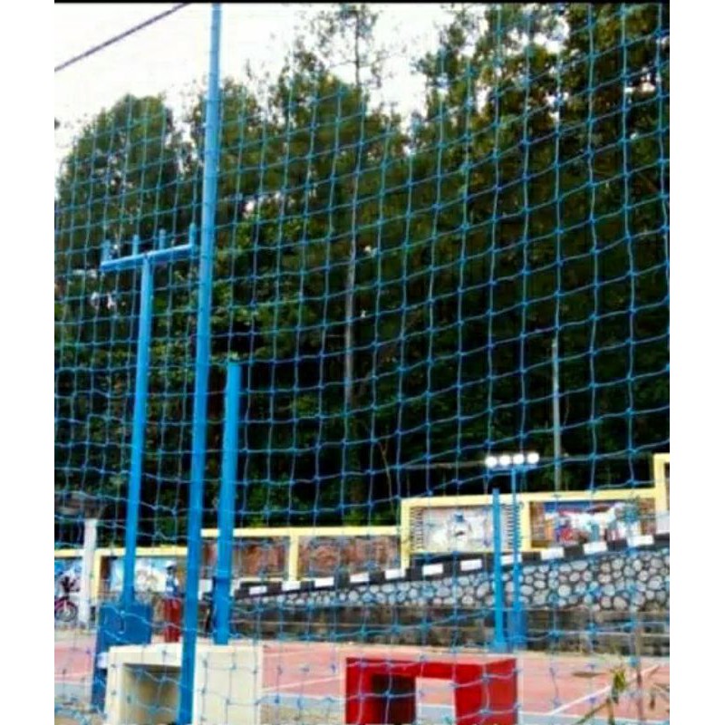 jaring pengaman lapangan voli dan Sepak bola ukuran 12 x 5