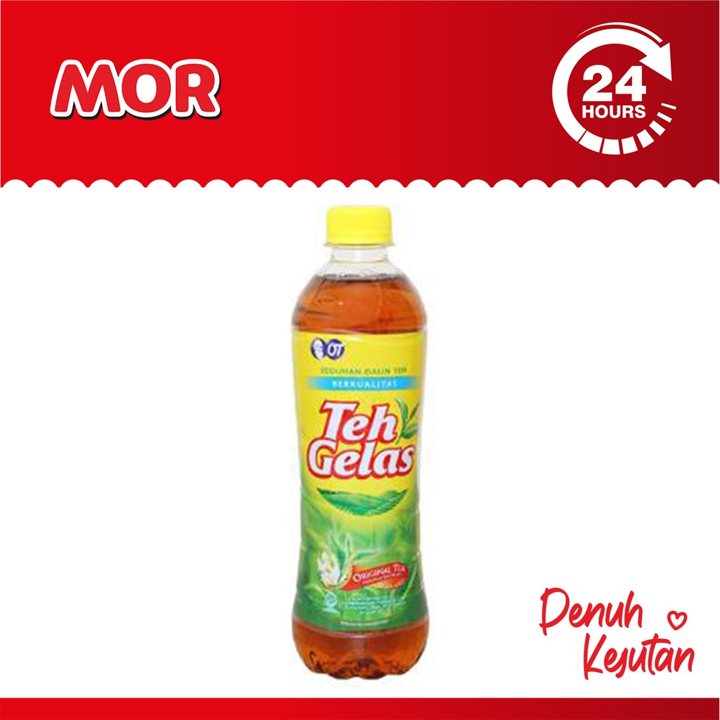 

TEH GELAS Original Tea Teh Manis Btl 500 ml