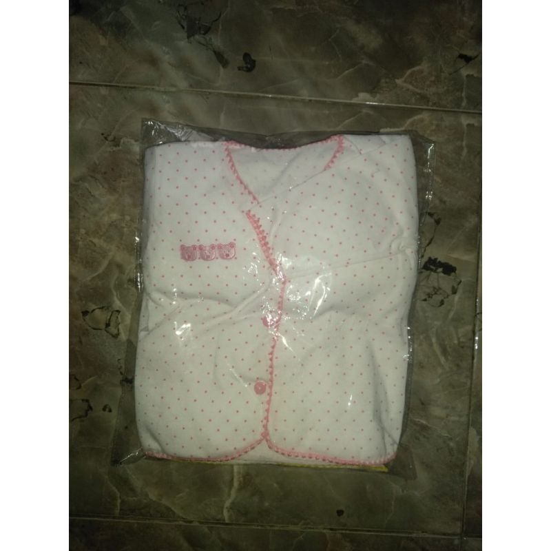 2 Pasang Stelan Polkadot Baju + Celana Panjang Lembut