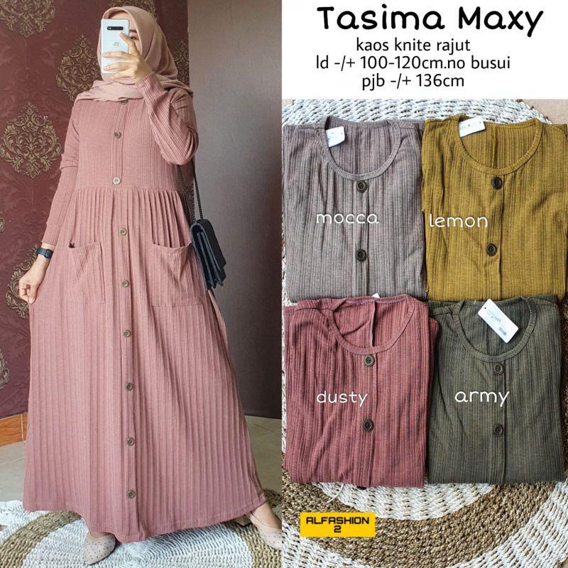 Bydii - Gamis Kaos Tasima Maxy by Alfashion Fashion Solo