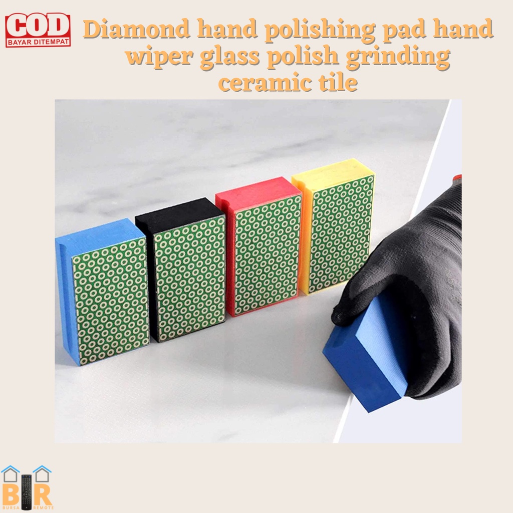 Diamond hand polishing pad polishing hand wiper glass polish grinding ceramic tile 120# 200# 800# 1500# 3000#