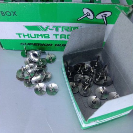 

(10 Box Tumb Tacks) Paku Payung Pines Kecil Murah Grosir /Alat Pertukangan Perkakas