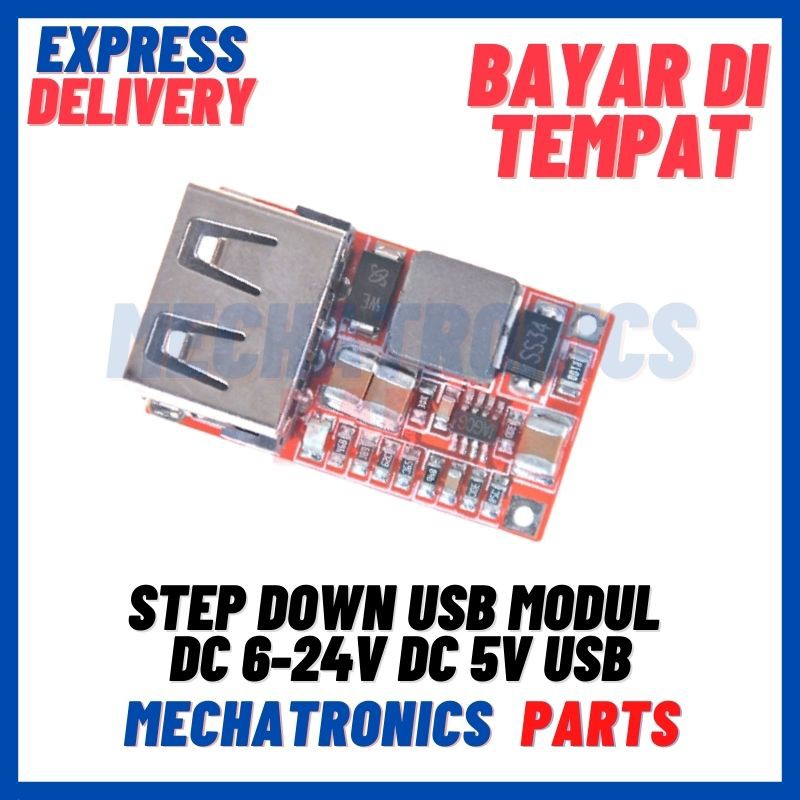 [PSU-9018] STEP DOWN USB MODUL DC 6-24V DC 5V USB