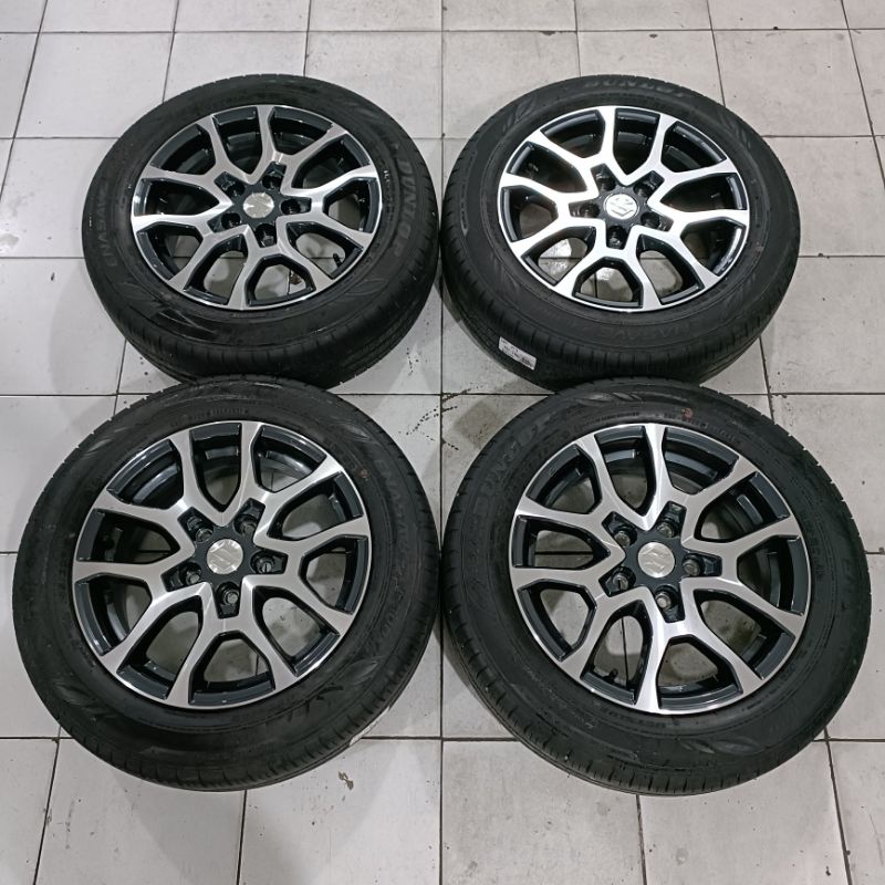 Velg Mobil Bekas Oem Suzuki Xl7 Ring 16 hole 5x114.3 + Ban Dunlop