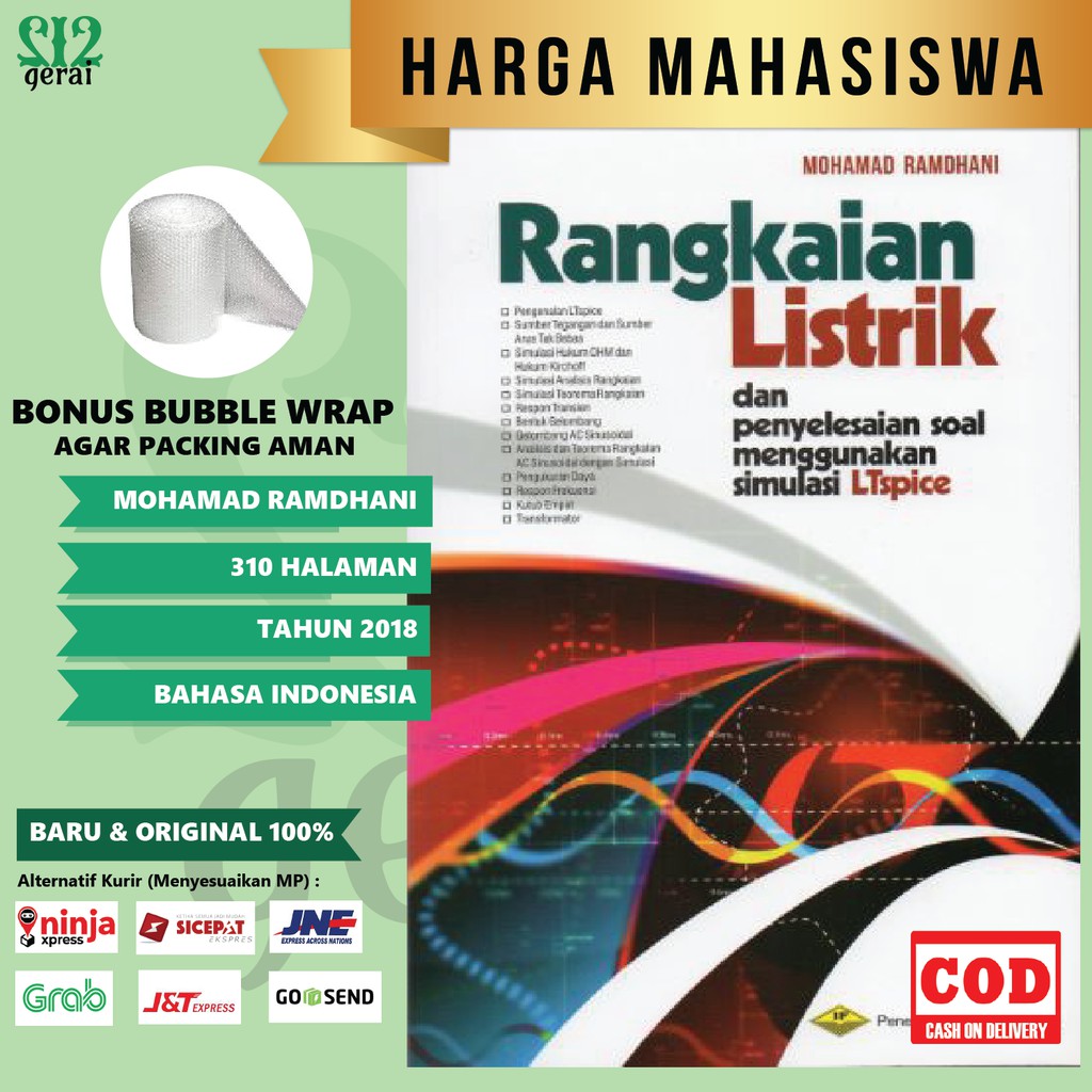 HARGA MAHASISWA Buku Rangkaian Listrik dan Penyelesaian