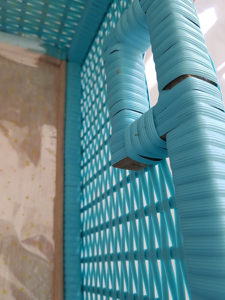 Lemari / Laci Rotan Sintetis Isi 6 Model Samping