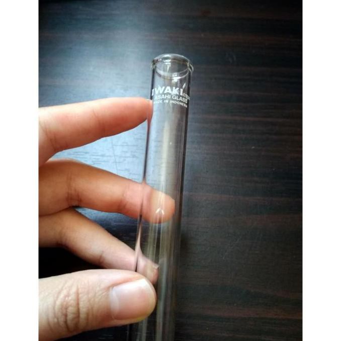 READY COD test tube with rim 20 X 150 mm tabung reaksi berbibir IWAKI asli PROMO SPECIAL Kode 671