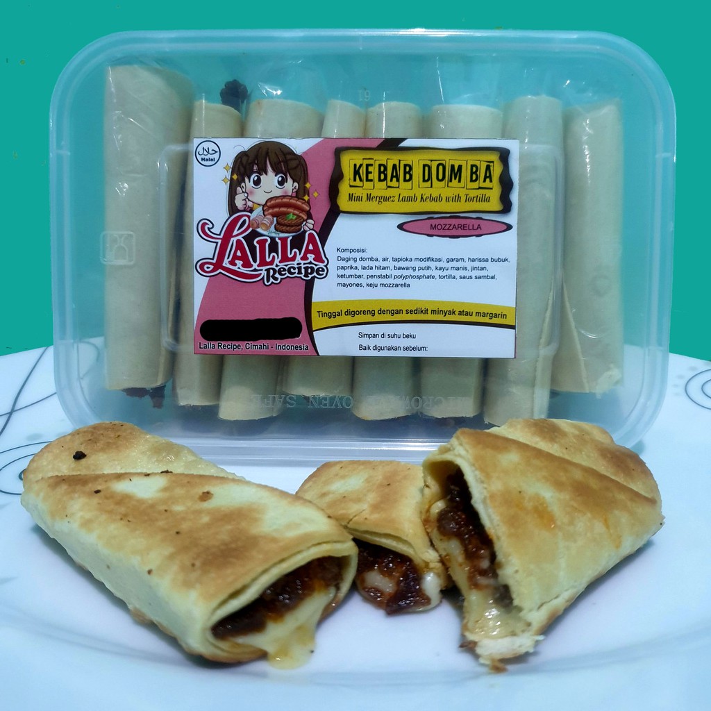 

Kebab Domba/ Kebab Kambing + Mozzarella Mini Frozen Lamb Merguez Isi 8